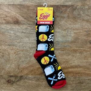 5/$20 NEW Adult Eggo Waffles Socks